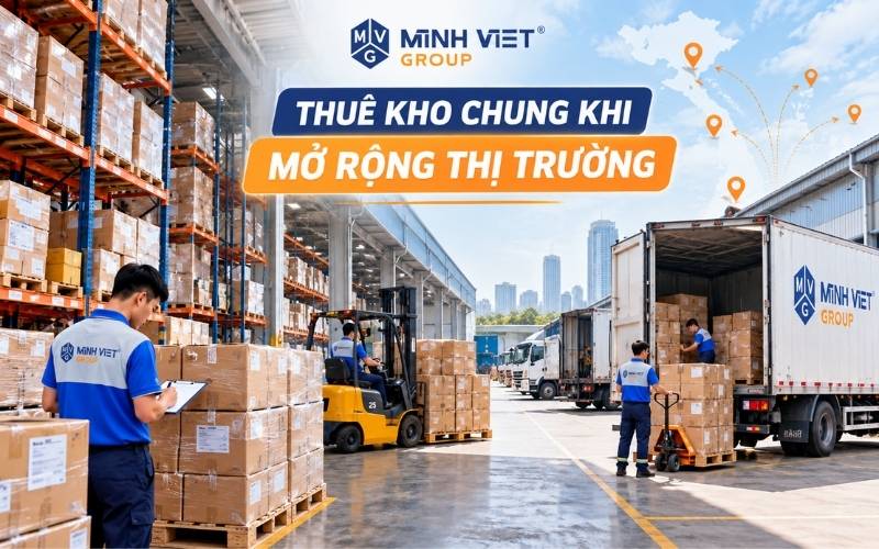 Thuê kho chung hỗ trợ doanh nghiệp mở rộng thị trường phân phối